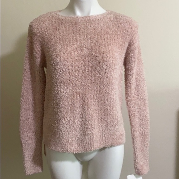 ELLEN TRACY Downtown glam pink sweater size S - Picture 1 of 9